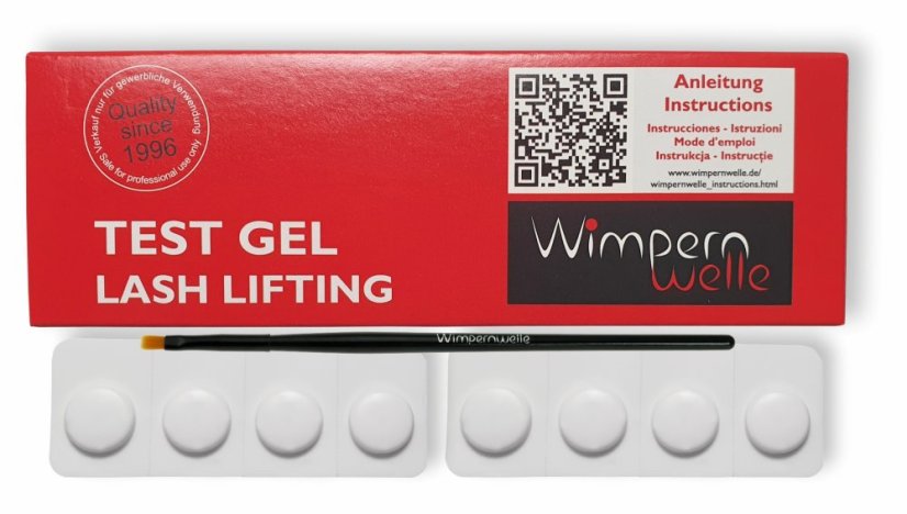 TEST GEL Wimpernwelle Lifting